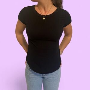 American Eagle Outfitters Black Short Sleeve Tee